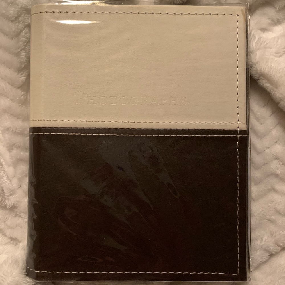 Stitched leather photo album - NEW!!! 📸
